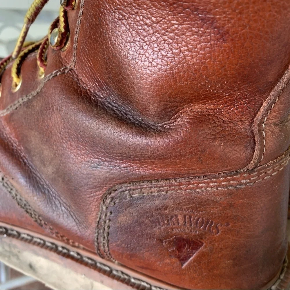 Herman Survivors Oakridge Work Boots Brown Leather Steel Toe Men's Size 12